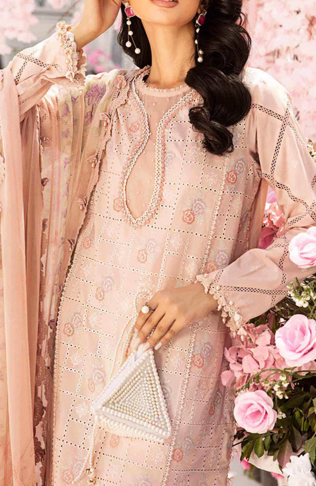 Mariab - MPrint Eid Edit'25 By Maria B Embroidered Lawn Suits Unstitched 3 Piece - Summer Collection - aubranz.com