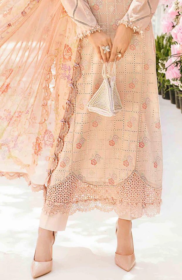 Mariab - MPrint Eid Edit'25 By Maria B Embroidered Lawn Suits Unstitched 3 Piece - Summer Collection - aubranz.com