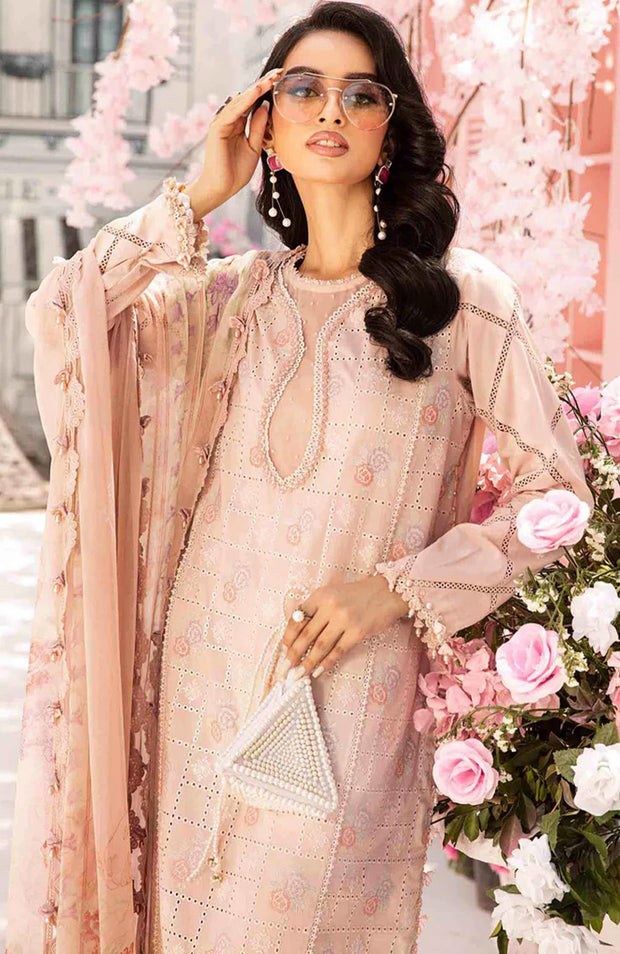 Mariab - MPrint Eid Edit'25 By Maria B Embroidered Lawn Suits Unstitched 3 Piece - Summer Collection - aubranz.com