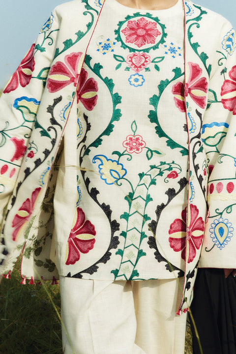 Zara_Shahjahan - COCO WINTER COLLECTION'24 BY ZARA SHAHJAHAN 3 PIECE UNSTITCHED WINTER COLLECTION - aubranz.com