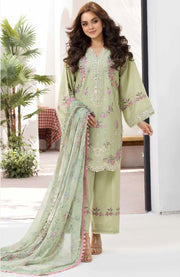 Sobia_Nazir - Sobia Nazir Vital Lawn'25 Embroidered Suits Unstitched 3 Piece - Summer Collection - aubranz.com