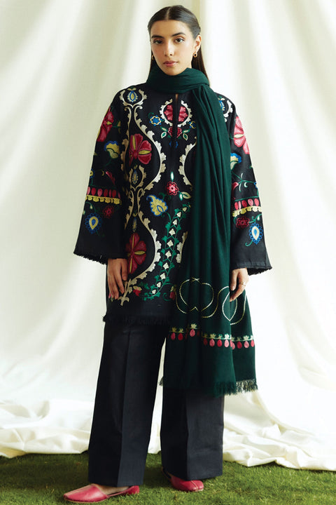 Zara_Shahjahan - COCO WINTER COLLECTION'24 BY ZARA SHAHJAHAN 3 PIECE UNSTITCHED WINTER COLLECTION - aubranz.com