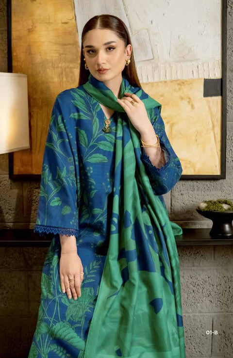 Mariab - M Basics WINTER'24 By Maria.B UNSTITCHED 3 PIECE- WINTER COLLECTION - aubranz.com