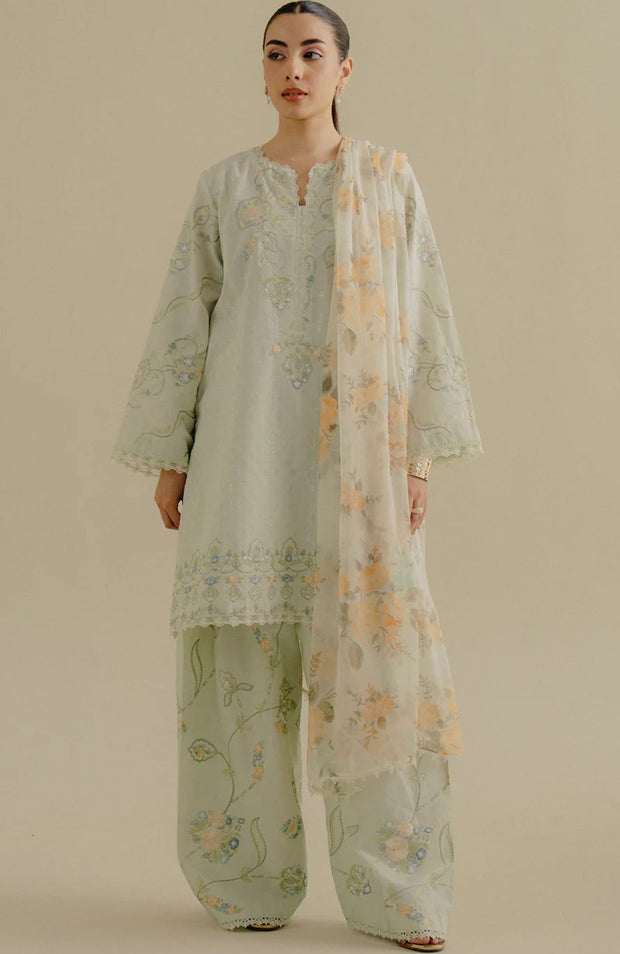 Zara_Shahjahan - Coco Lawn Drop Two'25 By Zara Shahjahan Embroidered Lawn Suits Unstitched 3 Piece - Summer Collection - aubranz.com