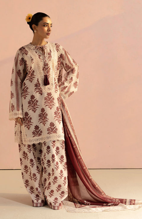 Zara_Shahjahan - Coco Prints'25 by Zara Shahjahan Printed Lawn Suit Unstitched 3 Piece - Summer Collection - aubranz.com