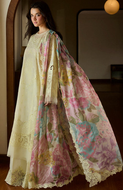 Zara_Shahjahan - Satori Lawn'25 By Zara Shahjahan Embroidered Suits Unstitched 3 Piece - Summer Collection - aubranz.com