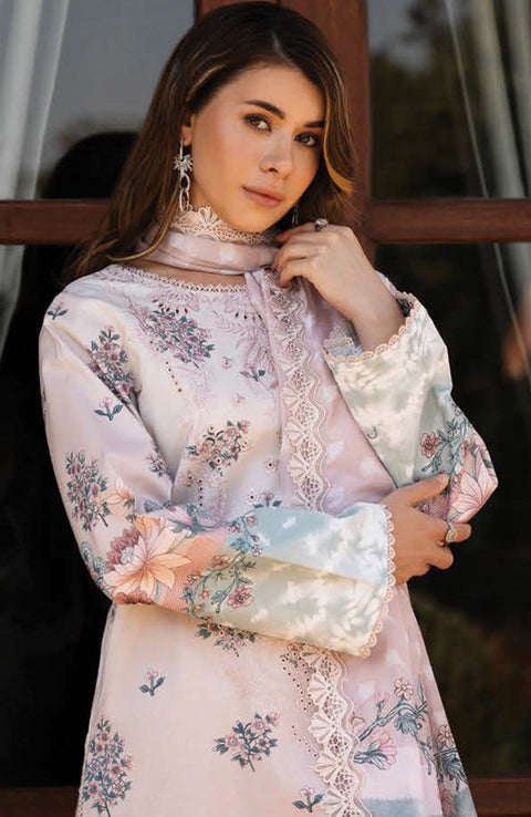 Afrozeh - Afrozeh Damask Lawn'25 Embroidered Suits Unstitched 3 Piece - Summer Collection - aubranz.com