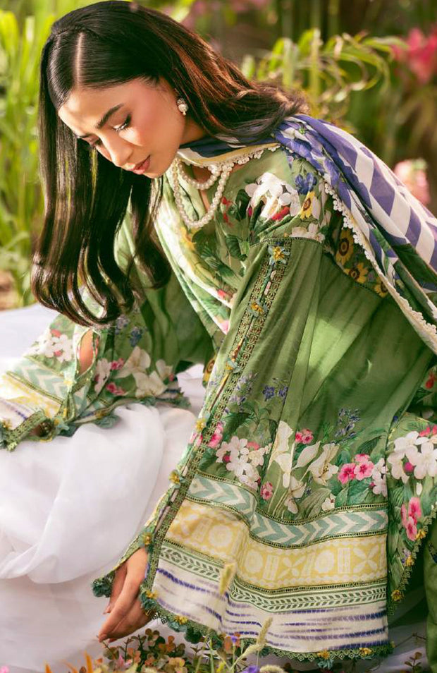 Elaf - Elaf Prints'25 Printed Lawn Suits Unstitched 3 Piece - Summer Collection - aubranz.com