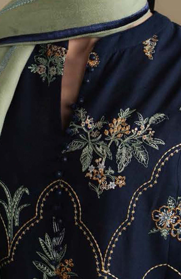 Zara_Shahjahan - COCO WINTER'25 BY ZARA SHAHJAHAN EMBROIDERED KHADDAR SUITS UNSTITCHED 3 PIECE - WINTER COLLECTION - aubranz.com