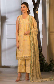 Sobia_Nazir - Sobia Nazir Vital Lawn'25 Embroidered Suits Unstitched 3 Piece - Summer Collection - aubranz.com
