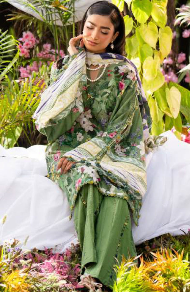 Elaf - Elaf Prints'25 Printed Lawn Suits Unstitched 3 Piece - Summer Collection - aubranz.com