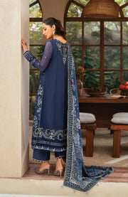 Xenia - Niran by Xenia Embroidered Chiffon Suits Unstitched 3 Piece - Formals Collection - aubranz.com