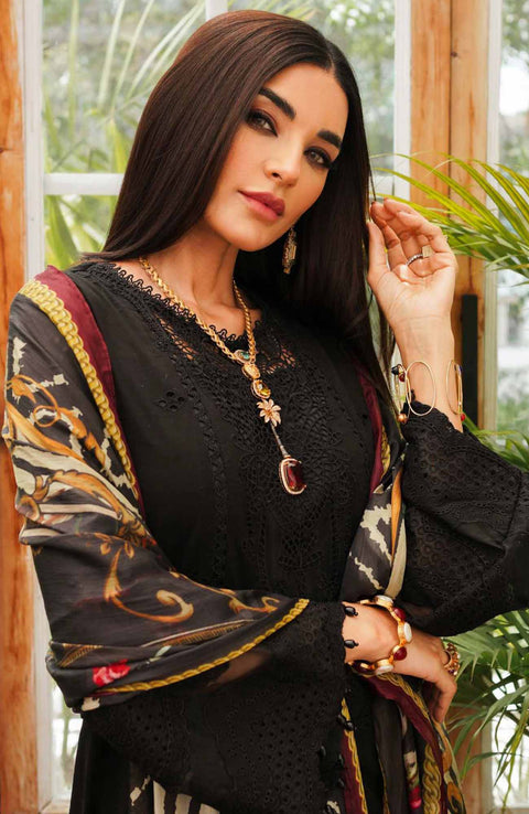 Kahf - Kahf Luxury Lawn'24 By Kahf Embroidered Lawn Suit Unstitched 3 Piece Summer Collection - aubranz.com