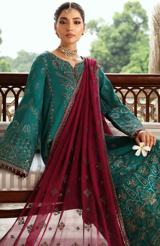Flossie - Mehak Formals'24 By Flossia Unstitched 3 Piece Wedding formal Collection - aubranz.com