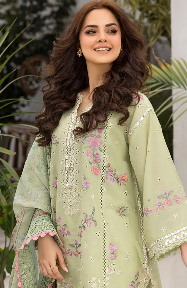 Sobia_Nazir - Sobia Nazir Vital Lawn'25 Embroidered Suits Unstitched 3 Piece - Summer Collection - aubranz.com