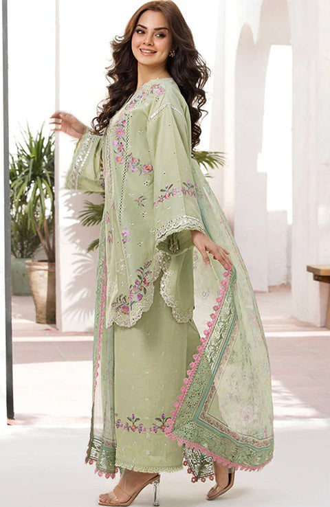 Sobia_Nazir - Sobia Nazir Vital Lawn'25 Embroidered Suits Unstitched 3 Piece - Summer Collection - aubranz.com
