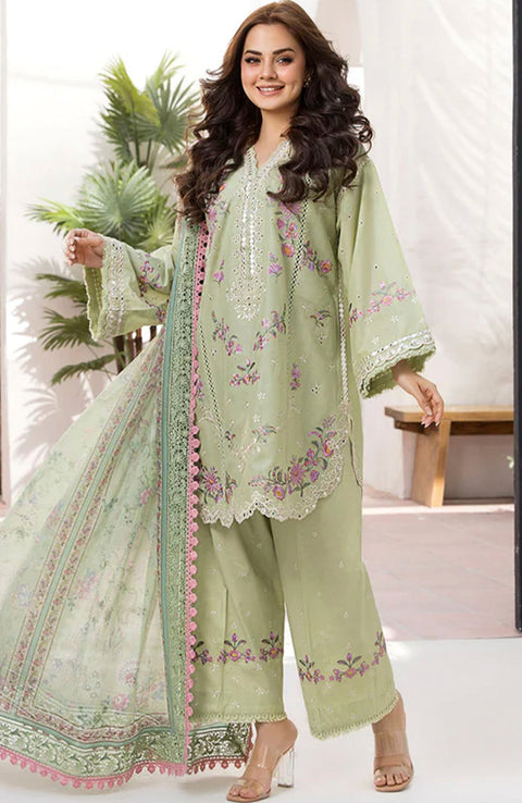Sobia_Nazir - Sobia Nazir Vital Lawn'25 Embroidered Suits Unstitched 3 Piece - Summer Collection - aubranz.com