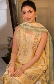 Sobia_Nazir - Sobia Nazir Vital Lawn'25 Embroidered Suits Unstitched 3 Piece - Summer Collection - aubranz.com