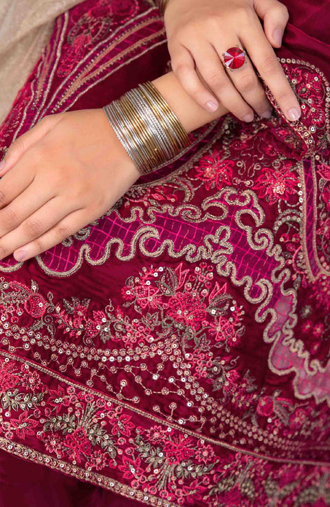Tawakkalfabrics - VELVET REVERIE BY TAWAKKAL EMBROIDERED SUITS UNSTITCHED 3 PIECE - WINTER COLLECTION - aubranz.com
