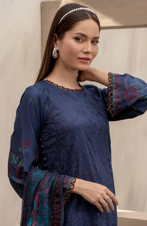 Zarif - Festive Embroidered Printed Edit'24 By Zarif Lawn Suit Unstitched 3 Piece Summer Collection - aubranz.com