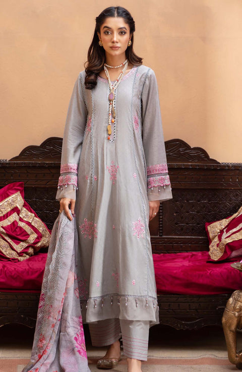 Alzohaib - Sunshine Bloom By Al Zohaib Lawn Suit Unstitched 3 Piece AZSHN24L 01 Summer Collection - aubranz.com