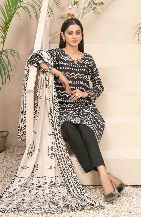 Tawakkalfabrics - Tiyani Digital Printed Slub Lawn'24 By Tawakkal Unstitched 3 Piece Summer Collection - aubranz.com