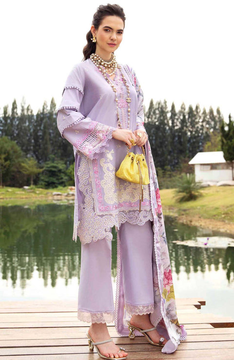 Sable Vogue - Luxury By Sable Vogue Lawn Suit'24 Unstitched 3 Piece Summer Collection - aubranz.com