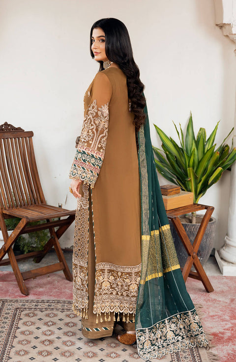 Imrozia - Sitarah'24 by Imrozia Embroidered Chiffon Suit Unstitched 3 Piece - Formal Collection - aubranz.com