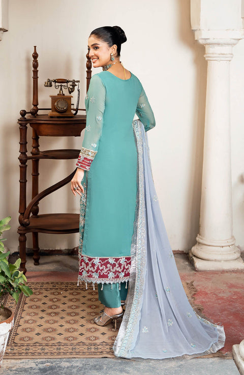 Imrozia - Sitarah'24 by Imrozia Embroidered Chiffon Suit Unstitched 3 Piece - Formal Collection - aubranz.com