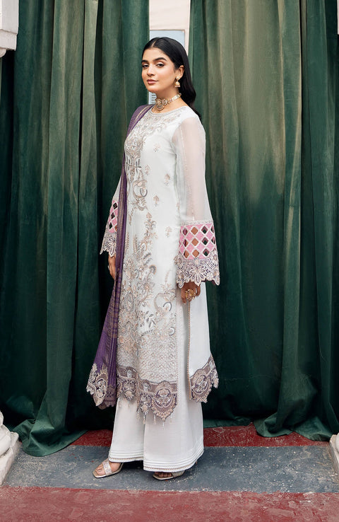 Imrozia - Sitarah'24 by Imrozia Embroidered Chiffon Suit Unstitched 3 Piece - Formal Collection - aubranz.com