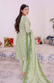 Abtextiles - Meerub Ikat Wrinkle Free Collection'25 By Ab Textiles Embroidered Lawn Suit Unstitched 3 Piece - Summer Collection - aubranz.com