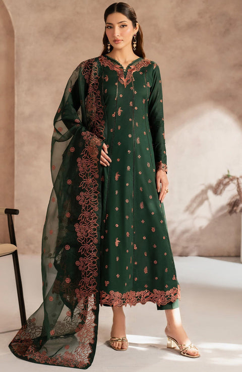 Zarif - Zarif Lawn'25 Embroidered Suits Unstitched 3 Piece - Summer Collection - aubranz.com