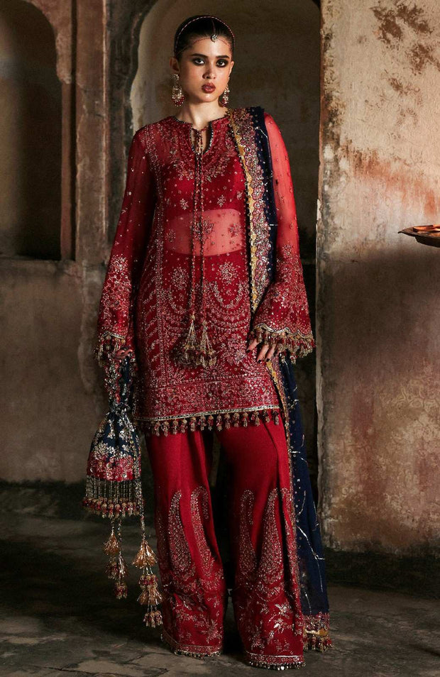 Hussainrehar - Massarat Festive'25 By Hussain Rehar Embroidered Suits Unstitched 3 Piece - Festive Collection - aubranz.com