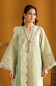 Alizehbybilal - Maahi By Alizeh Embroidered Lawn Suit Unstitched 3 Piece ALZMH24L 04 Summer Collection - aubranz.com