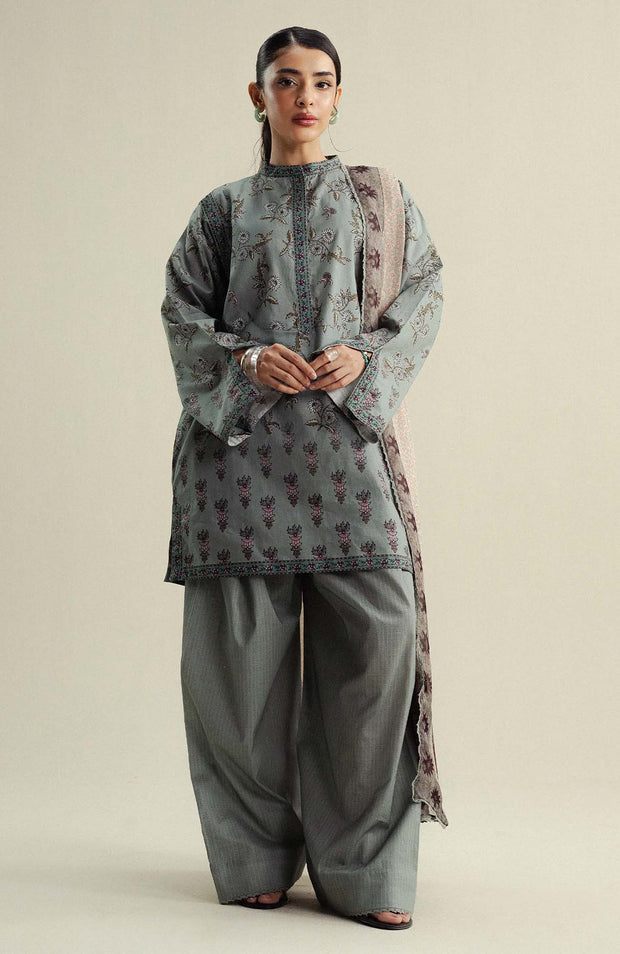 Zara_Shahjahan - Coco Prints'25 Vol-4 by Zara Shahjahan Printed Lawn Suits Unstitched 3 Piece - Summer Collection - aubranz.com