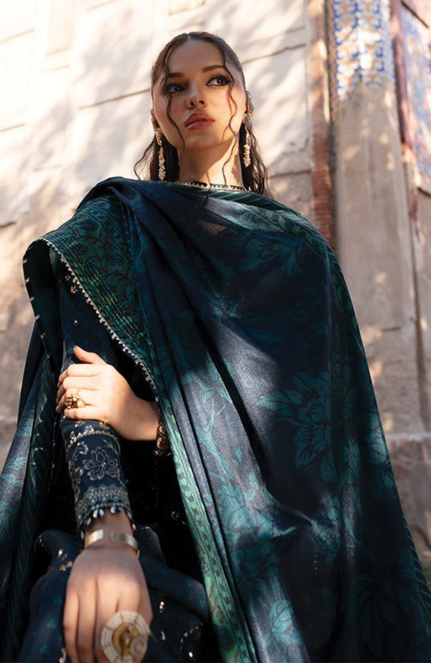 Xenia - Rumi Luxe'25 By Xenia Embroidered Chiffon Suit Unstitched 3 piece - Formal Collection - aubranz.com
