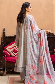 Alzohaib - Sunshine Bloom By Al Zohaib Lawn Suit Unstitched 3 Piece AZSHN24L 01 Summer Collection - aubranz.com
