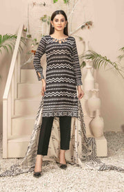 Tawakkalfabrics - Tiyani Digital Printed Slub Lawn'24 By Tawakkal Unstitched 3 Piece Summer Collection - aubranz.com