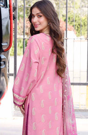 Aaina e Gulabi Asim Jofa Arabic Lawn Collection 2024 SKU#49