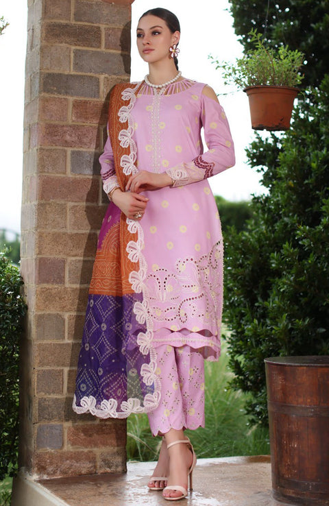 Charizma - Sheen Lawn'25 By Charizma Embroidered Suits Unstitched 3 Piece - Summer Collection - aubranz.com