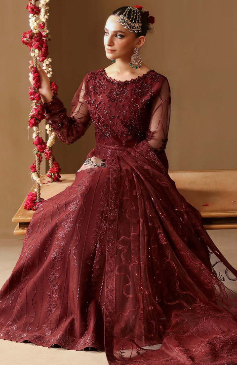 Alizehbybilal - REENA FORMALS'24 BY ALIZEH HANDCRAFTED SUITS UNSTITCHED 3 PIECE - WEDDING COLLECTION - aubranz.com