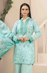 Tawakkalfabrics - Tiyani Digital Printed Slub Lawn'24 By Tawakkal Unstitched 3 Piece Summer Collection - aubranz.com