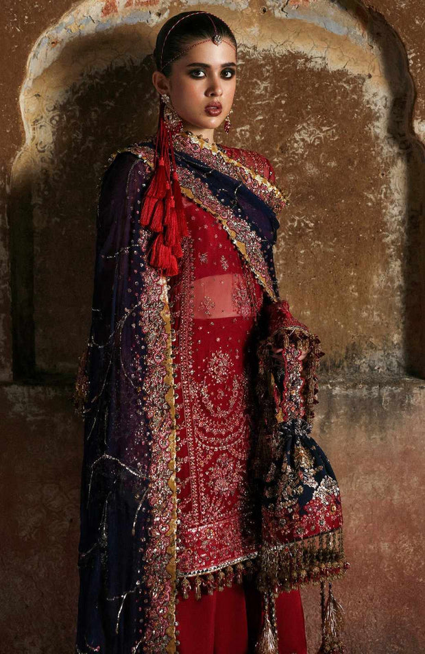 Hussainrehar - Massarat Festive'25 By Hussain Rehar Embroidered Suits Unstitched 3 Piece - Festive Collection - aubranz.com