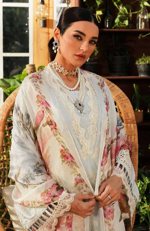 Kahf - Kahf Luxury Lawn'24 By Kahf Embroidered Lawn Suit Unstitched 3 Piece Summer Collection - aubranz.com