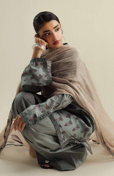 Zara_Shahjahan - Coco Prints'25 Vol-4 by Zara Shahjahan Printed Lawn Suits Unstitched 3 Piece - Summer Collection - aubranz.com