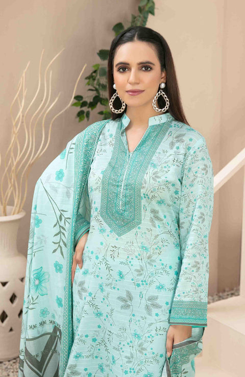 Tawakkalfabrics - Tiyani Digital Printed Slub Lawn'24 By Tawakkal Unstitched 3 Piece Summer Collection - aubranz.com