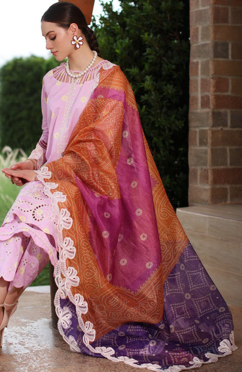 Charizma - Sheen Lawn'25 By Charizma Embroidered Suits Unstitched 3 Piece - Summer Collection - aubranz.com