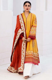 Zara_Shahjahan - Lawn Unstitched'24 By Zara Shahjahan Embroidered Lawn Suit Unstitched 3 Piece LUZS24L 1A - Summer Collection - aubranz.com