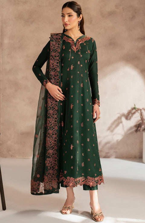 Zarif - Zarif Lawn'25 Embroidered Suits Unstitched 3 Piece - Summer Collection - aubranz.com