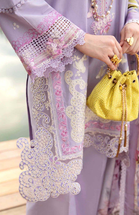 Sable Vogue - Luxury By Sable Vogue Lawn Suit'24 Unstitched 3 Piece Summer Collection - aubranz.com